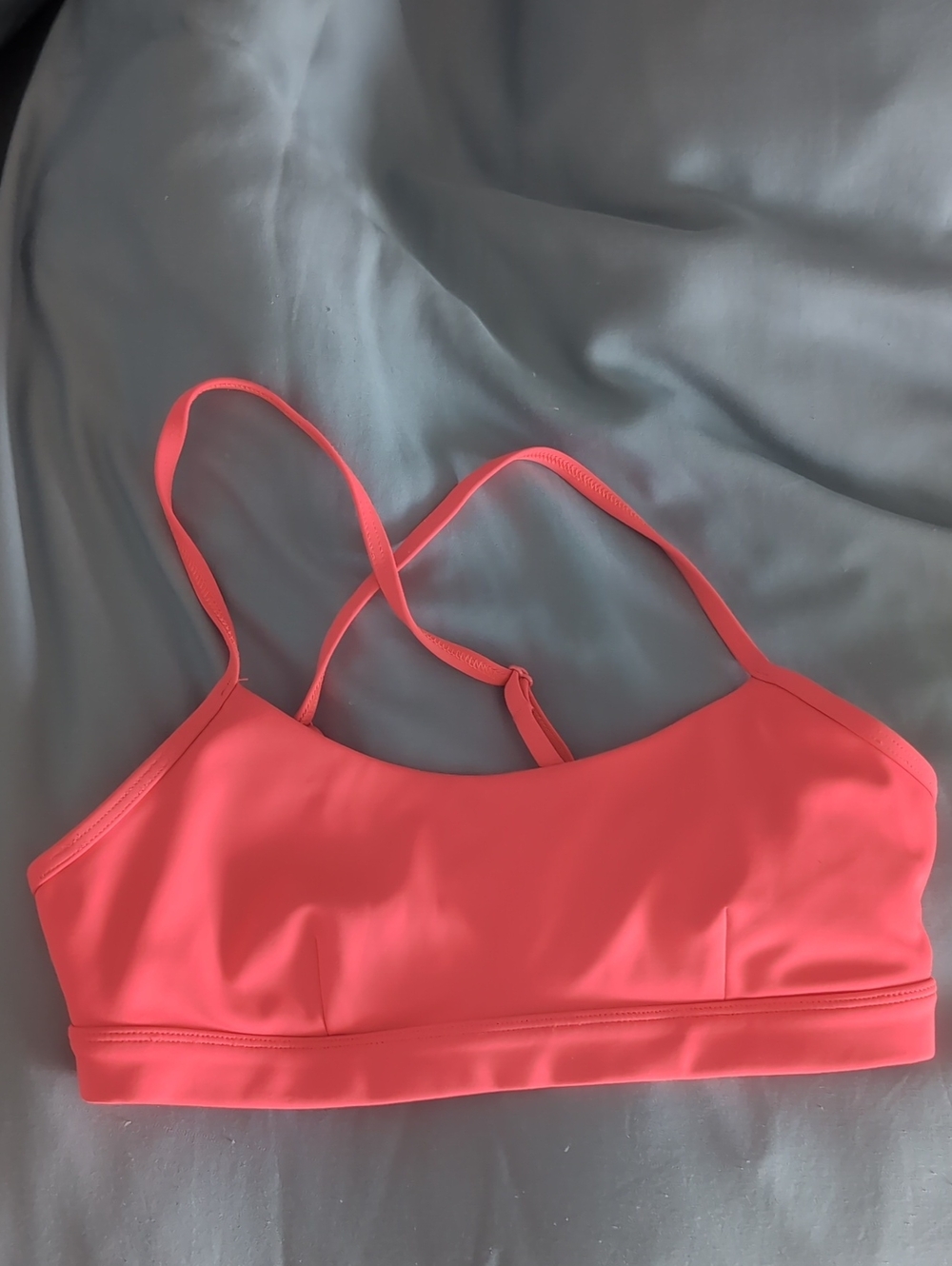 Women’s neon Alo sports bra